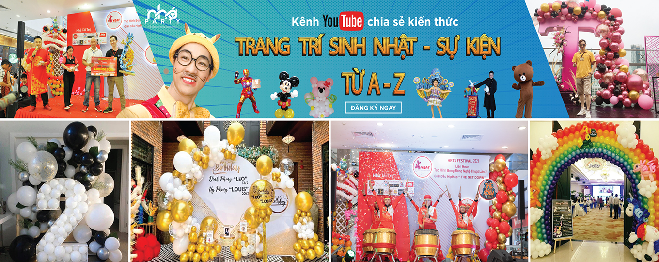 Trang Trí Sinh Nhật Sự Kiện Từ A Đến Z