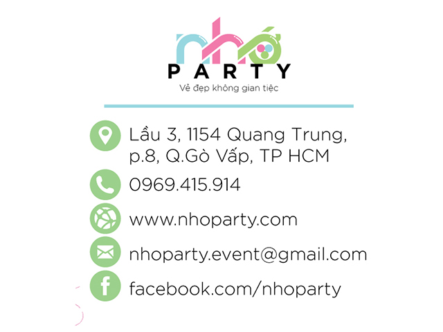 địa chỉ shop trang trí sinh nhật nhớ party