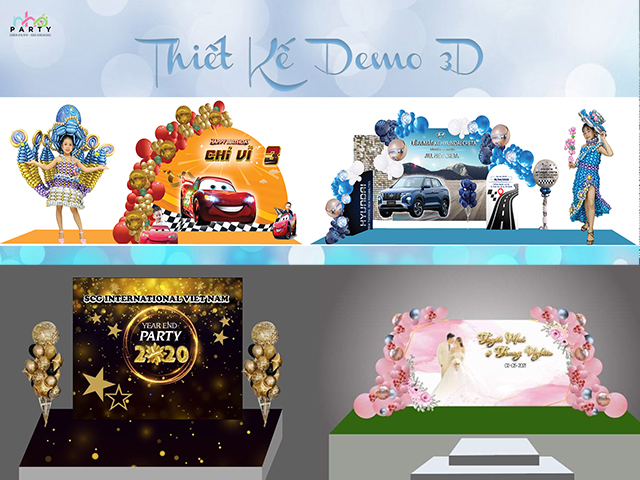 Thiết kế demo không gian 3d sự kiện